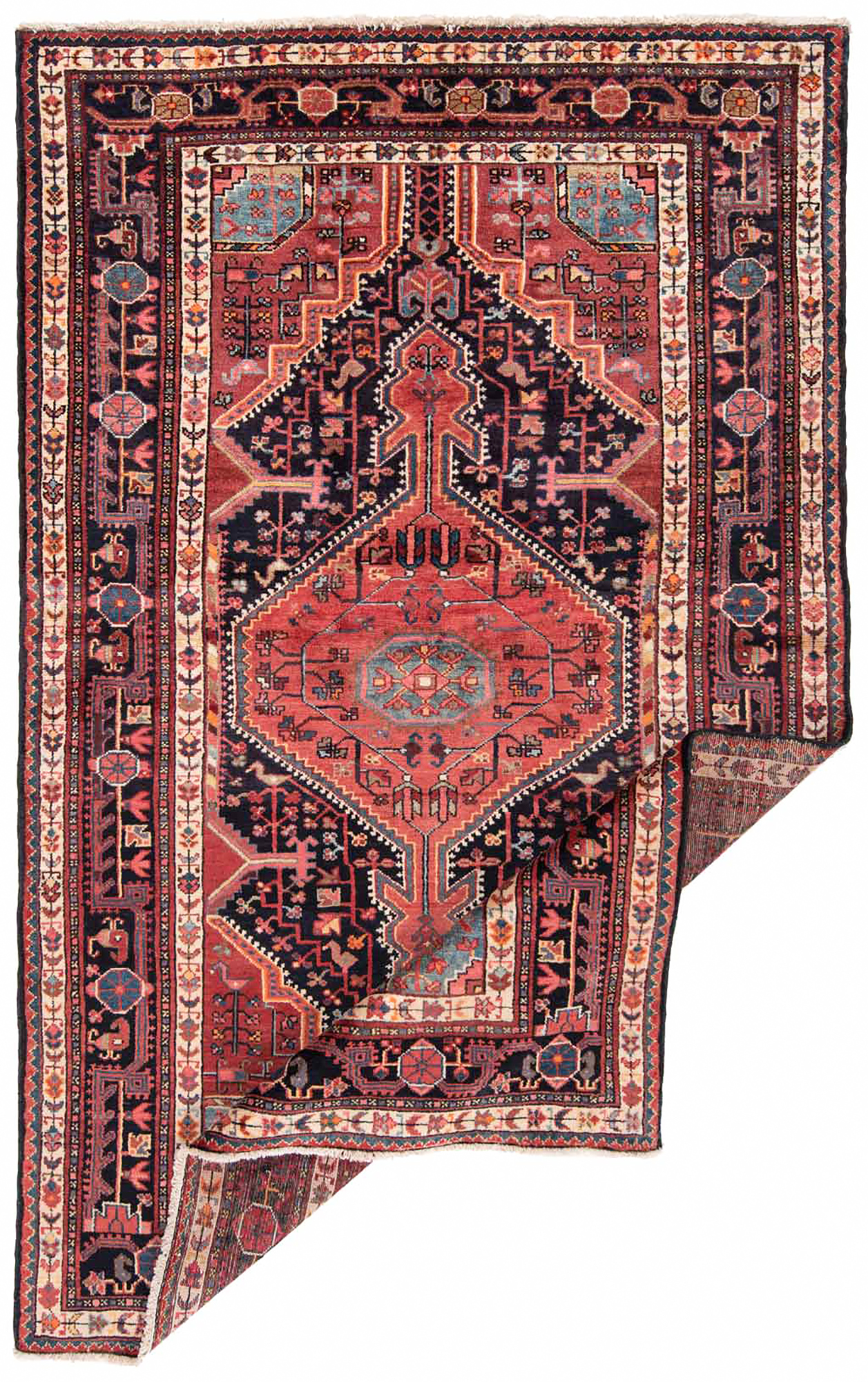 Tapis Persan Sarough fait main 203x129cm