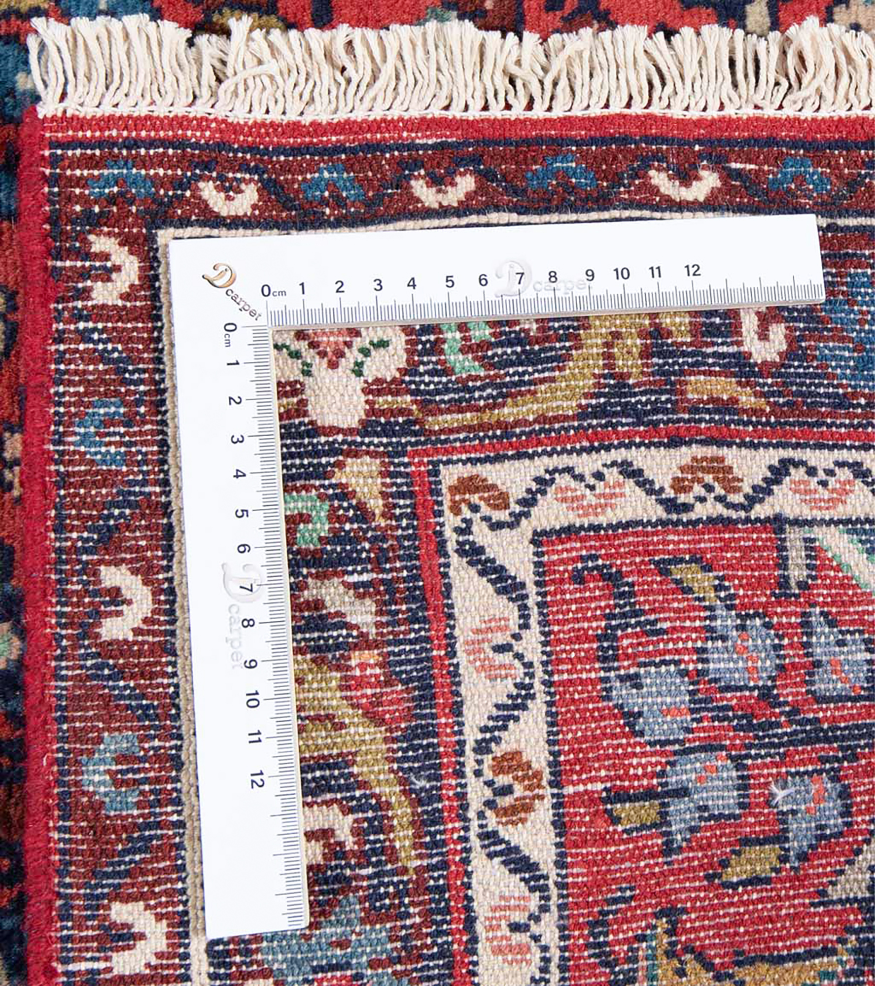 Tapis perses avec des motifs rouges Oriental pour la maison
