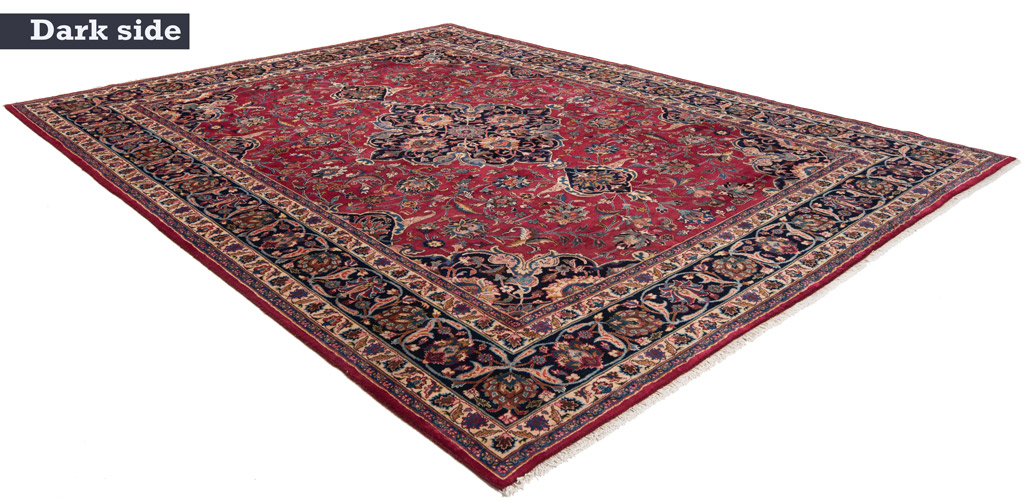Mashhad Persian Rug Red 400 X 300 Cm, What Material Are Persian Rugs Made Of
