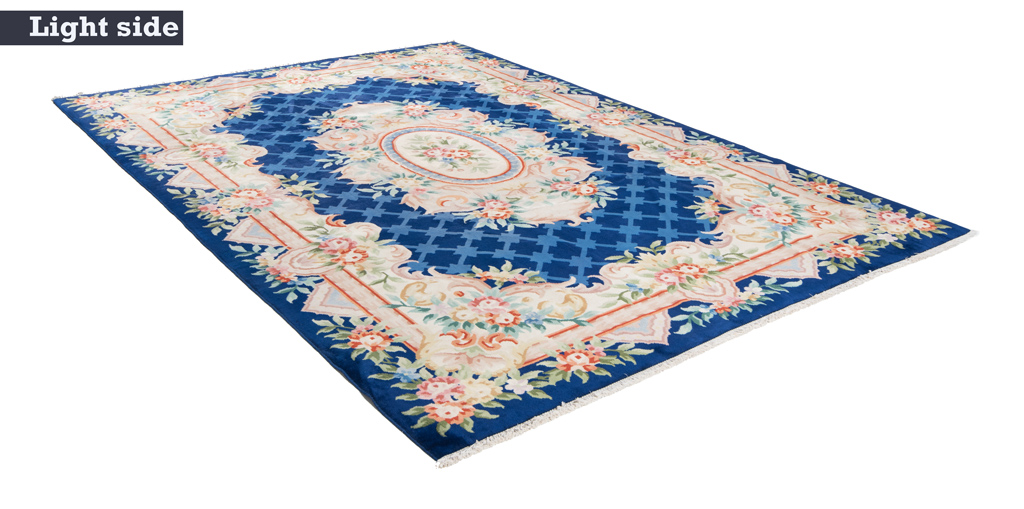 Chinese Carpet Night Blue 312 X 214 Cm, Pale Blue Chinese Rugs
