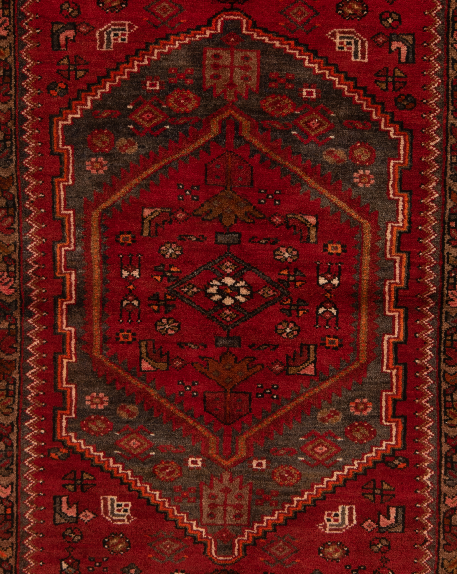 regency  2本 Zanjan Persian Rug Red 209 x 128 cm