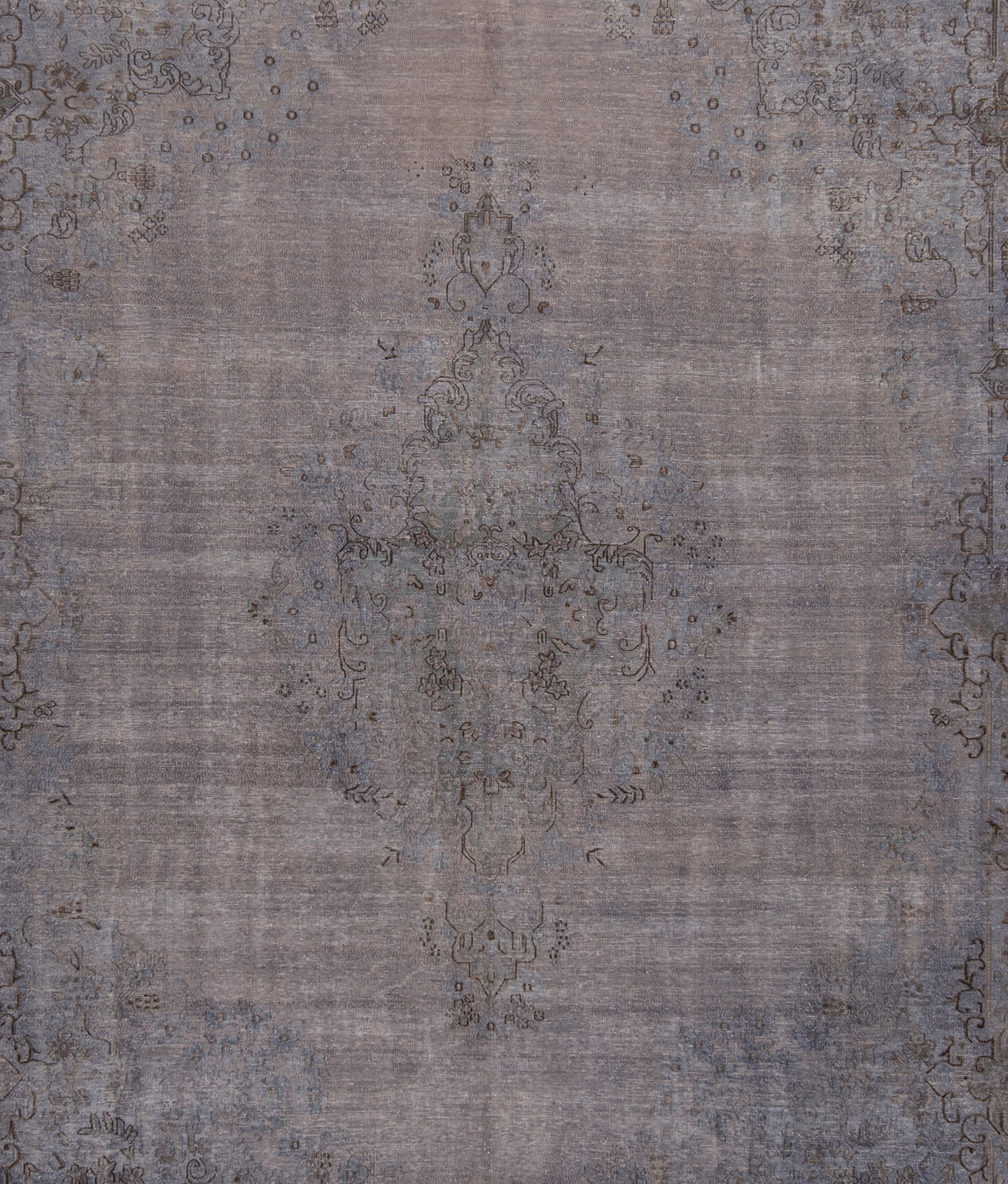 Tappeto Vintage Grigio 394 x 293 cm