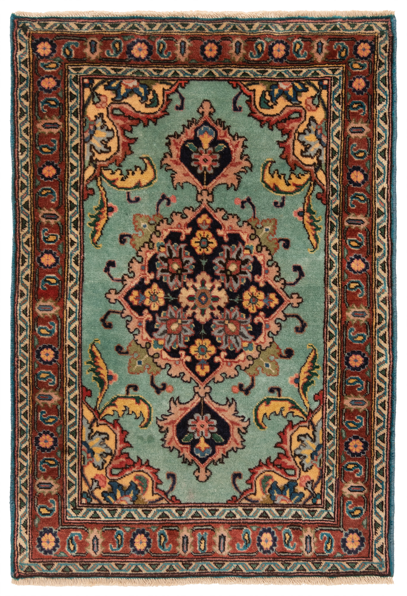 80.5×132\"Capricious” ViNTAGE TURKiSH RUG 80.5×132
