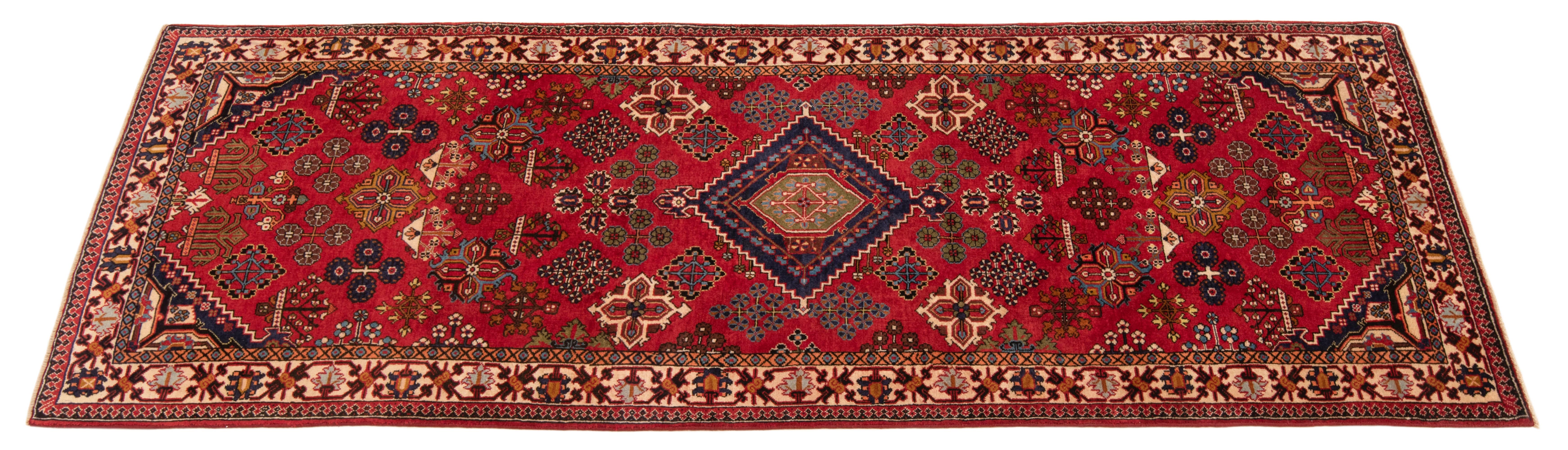 Tappeto persiano Meimeh Rosso 285 x 100 cm