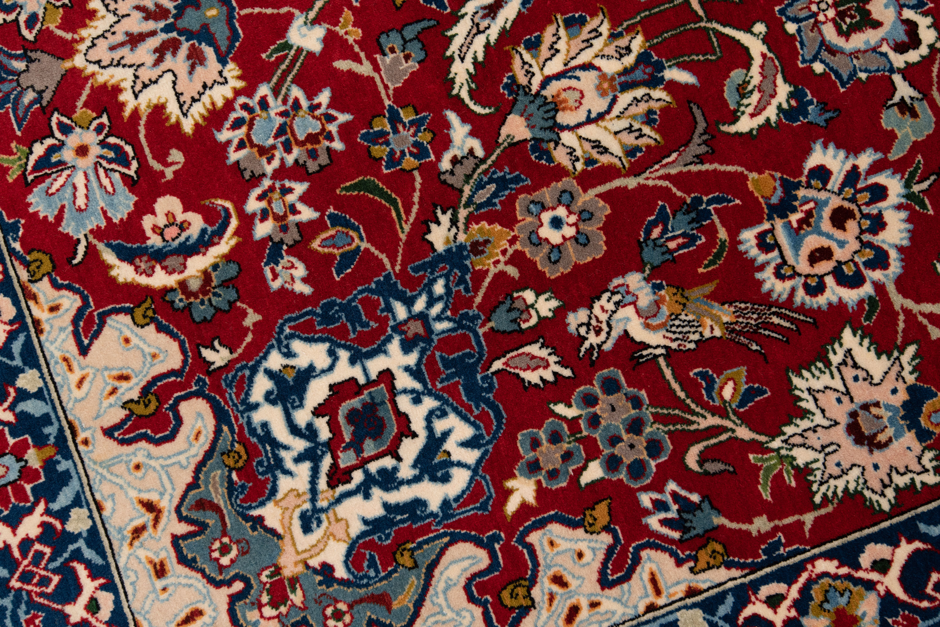 Isfahan Persian Rug Red 157 x 102 cm