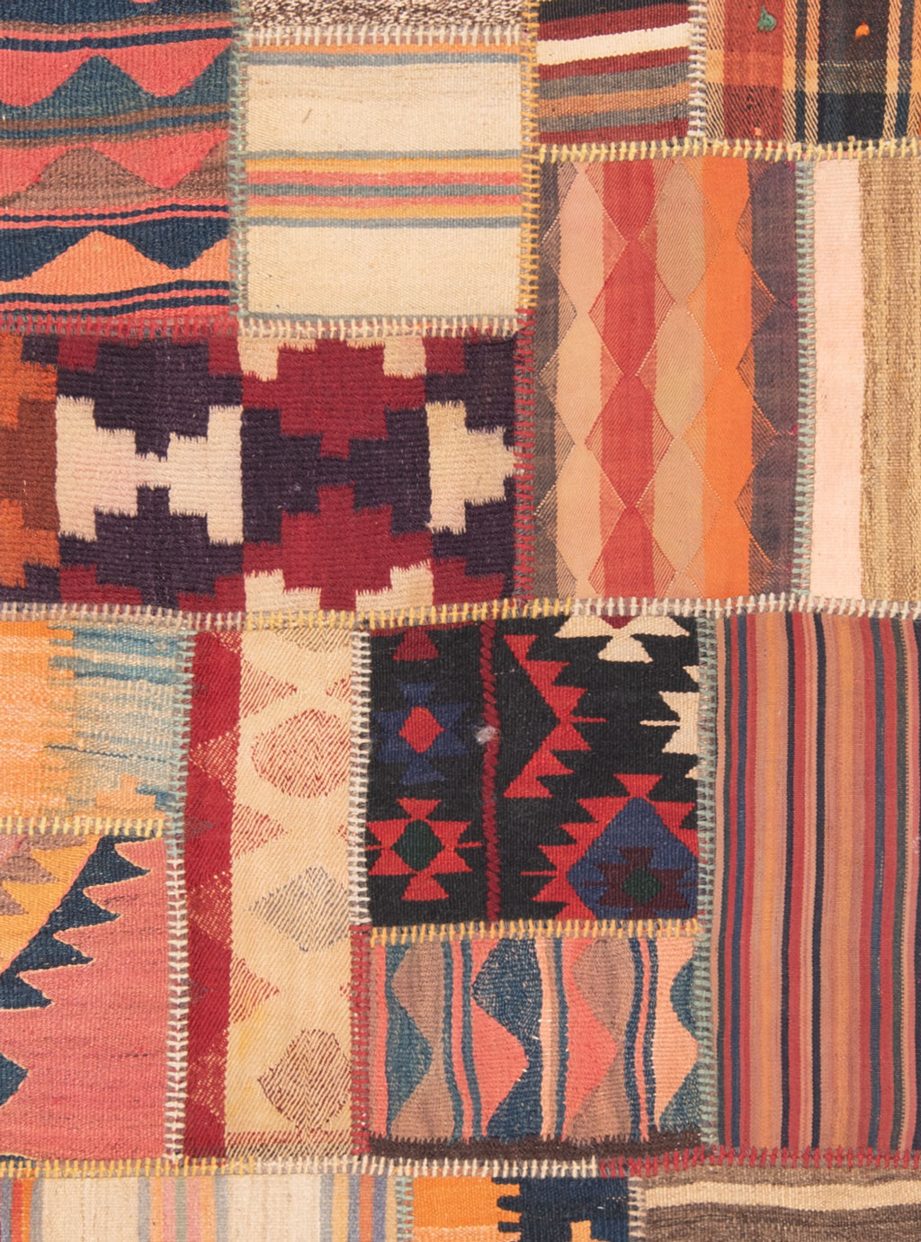 Kilim Patchwork Multicolore 210 x 86 cm