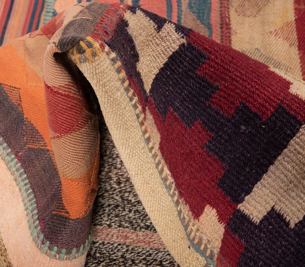 Kilim Patchwork Multicolore 210 x 86 cm