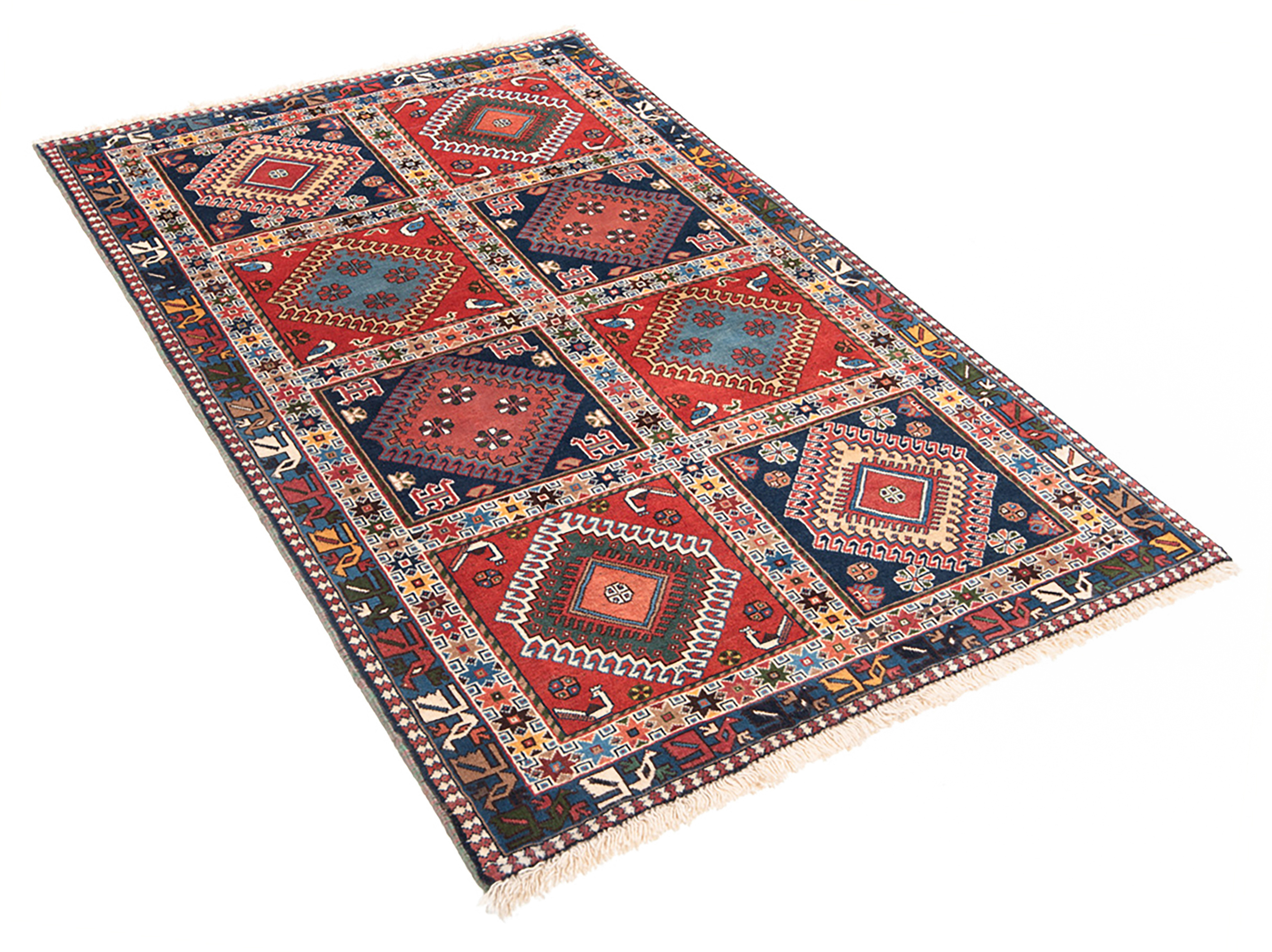 Yalameh Persian Rug Orange 155 x 100 cm