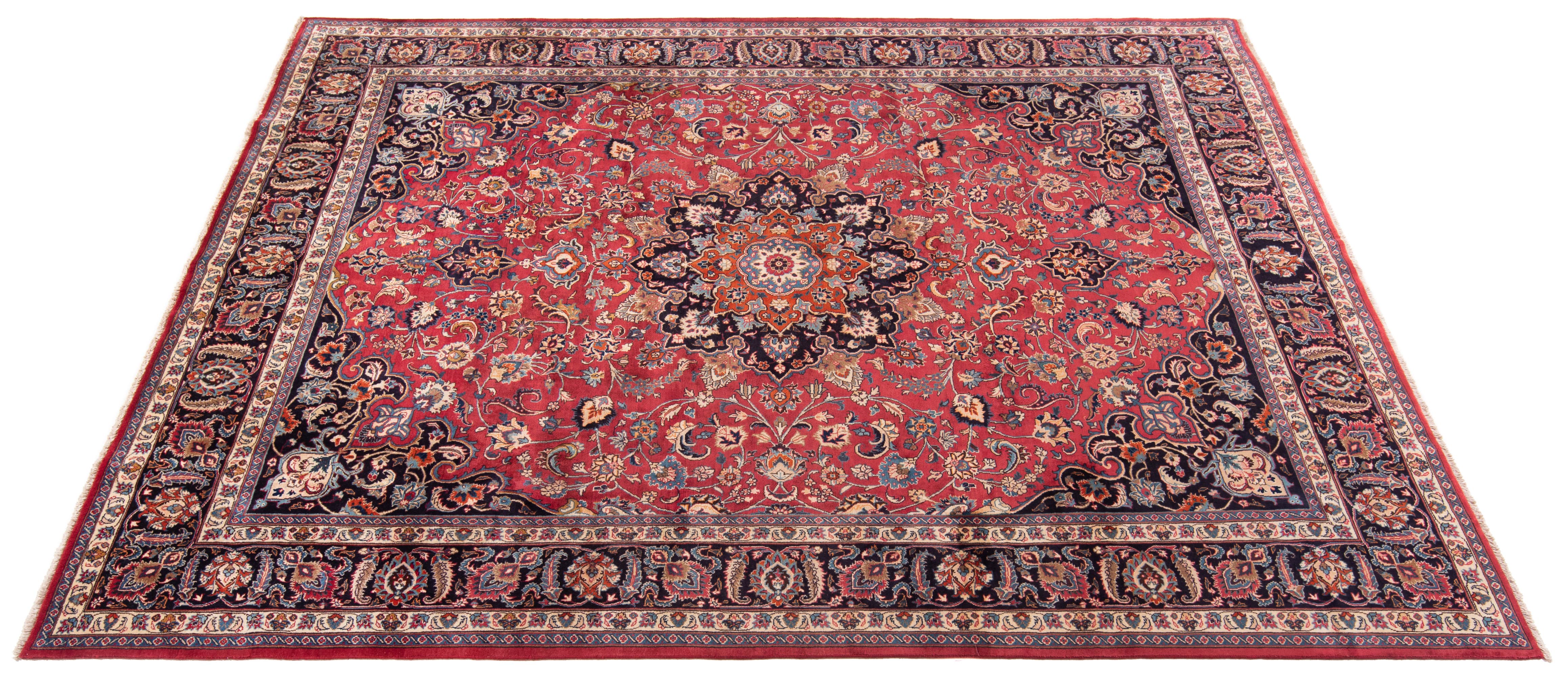 絨毯　mashad carpet Mashaad 200 KPSI Palace Hand Knotted 100% Wool Area Rug