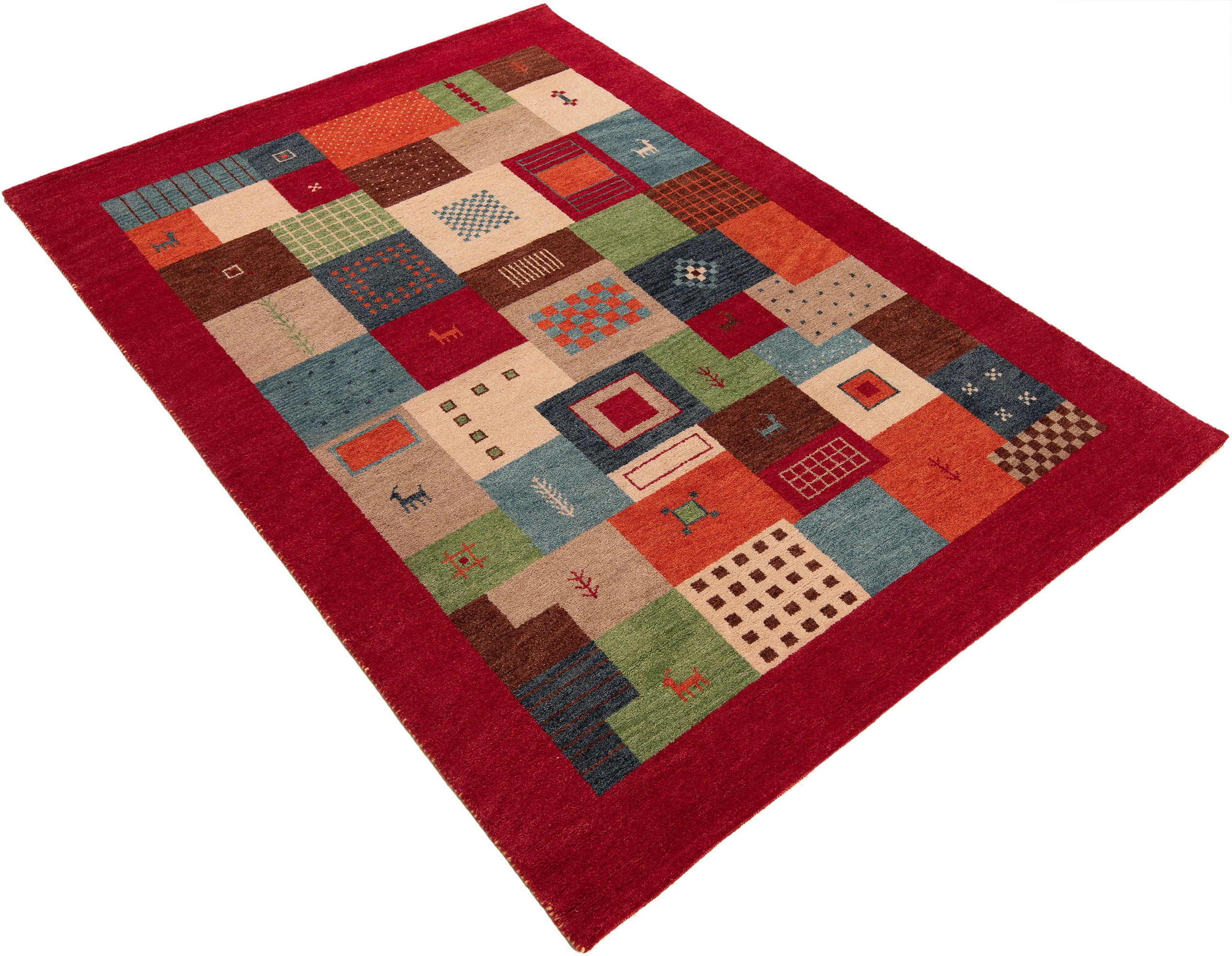 Kilim Indo Gabbeh fait main 233x171cm - Décoration