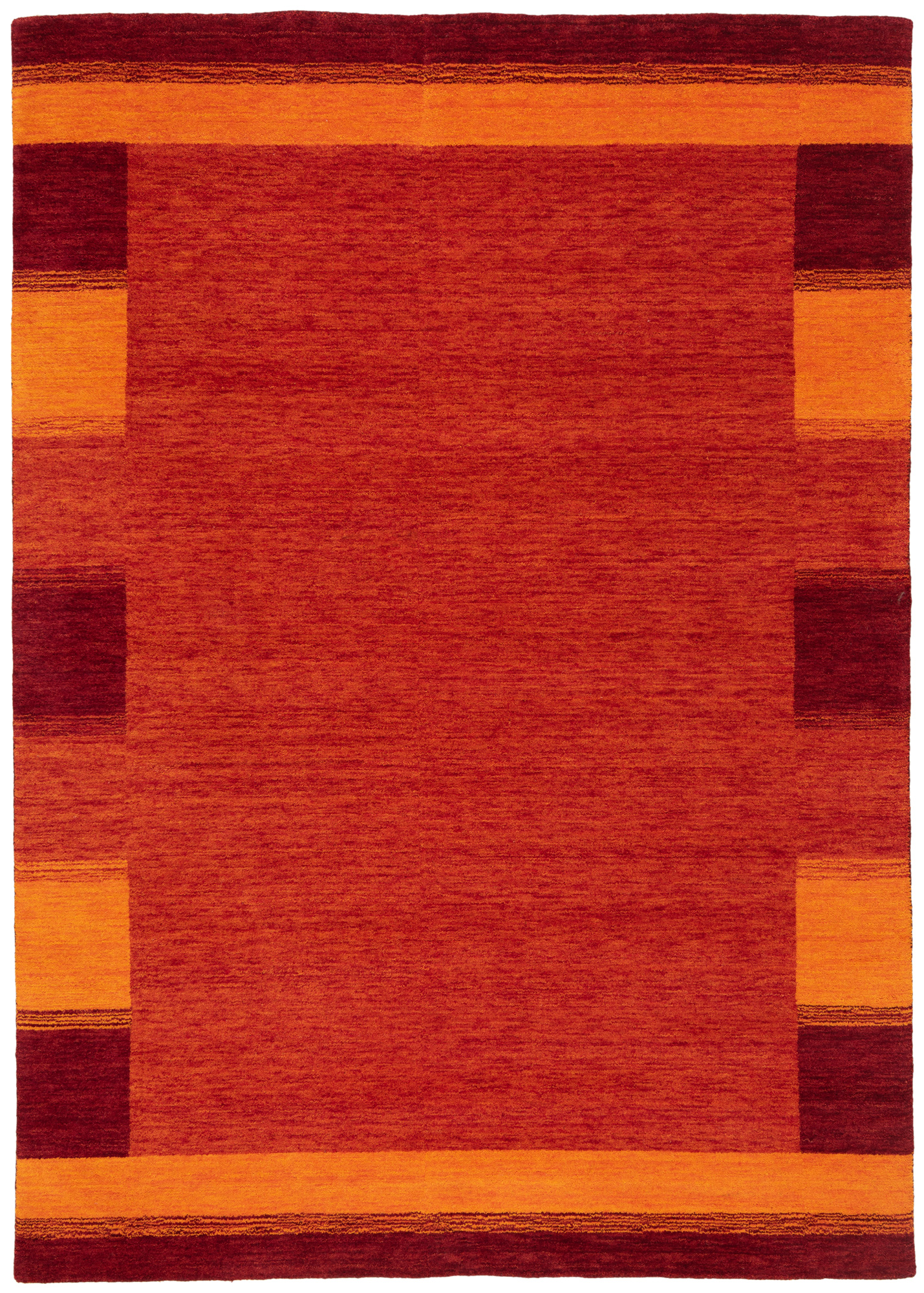 Tappeto Handloom Rosso 230 x 160 cm