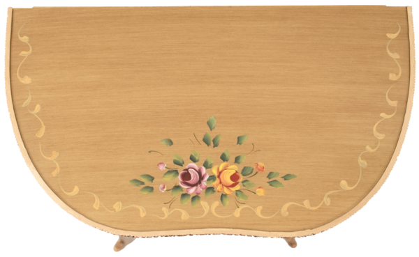 Curved triple drawer console 60 x 34 x 77 cm