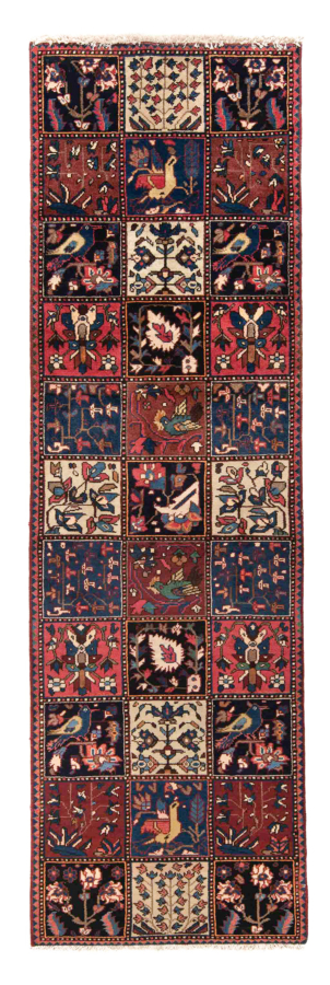Tapis Bakhtiar ancien, 147 x 211 cm, laine nouée main en Ira