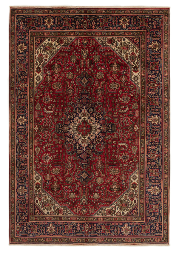 Tabriz Persian Rug Red 298 x 198 cm