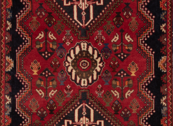 Shiraz Persian Rug Red 160 x 104 cm