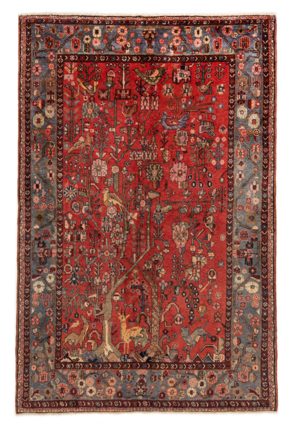 Nahavand Persian Rug Red 238 x 154 cm