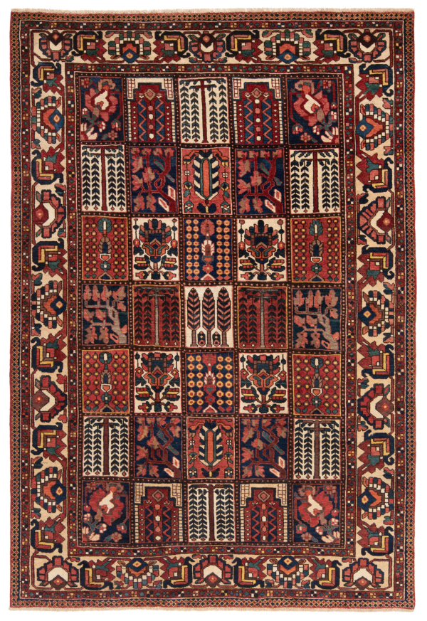 Bakhtiar Persian Rug Red 305 x 208 cm