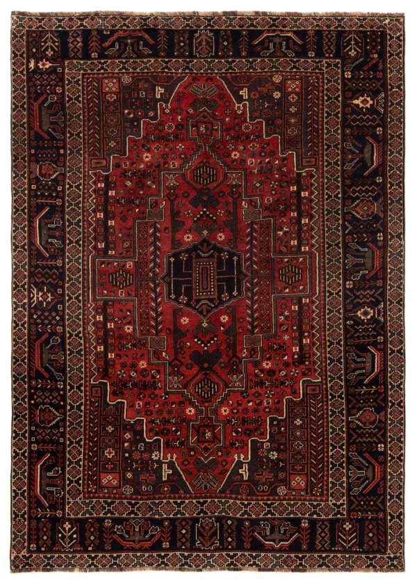 Shiraz Persian Rug Red 299 x 209 cm