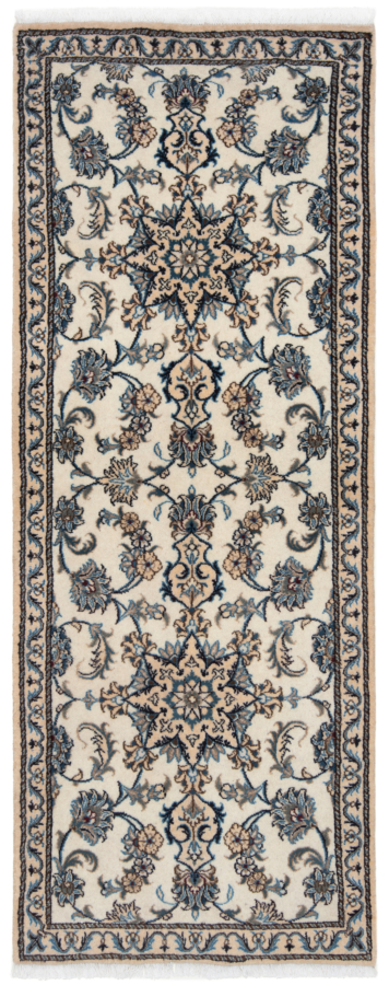 Nain Persian Rug Blue 205 x 75 cm