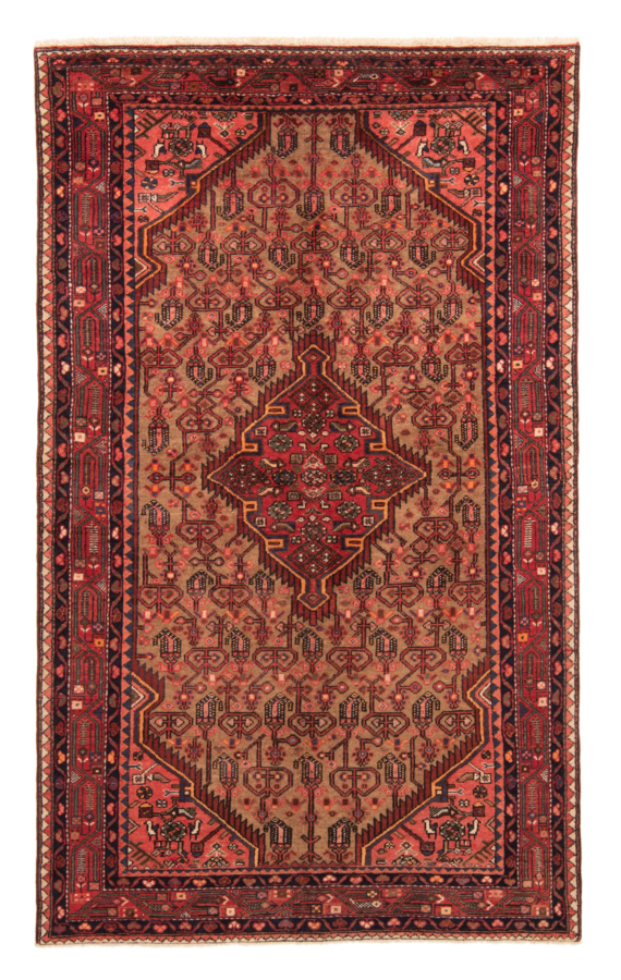 Hamedan Persian Rug Brown 245 x 149 cm