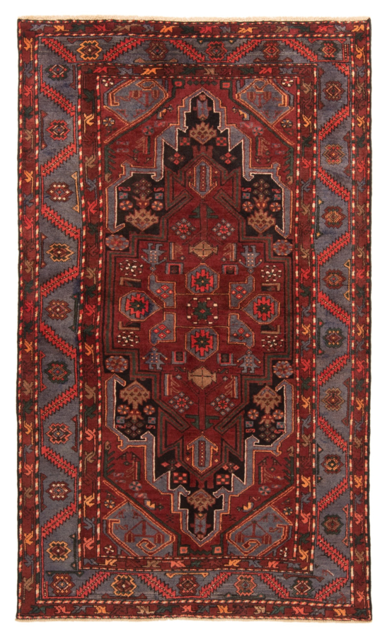 Hamedan Persian Rug Red 229 x 134 cm