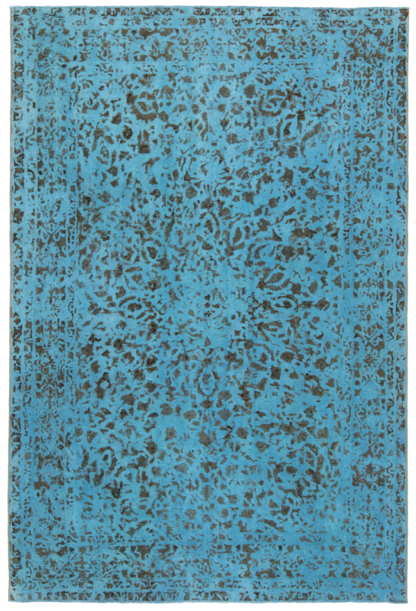 Vintage Relief Rug Blue 300 x 202 cm