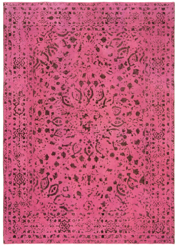 Vintage Relief Rug Pink 330 x 236 cm