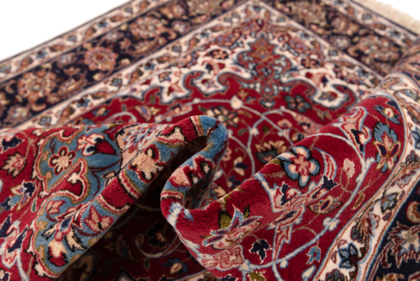 Isfahan Woll og Silke Persisk tæppe