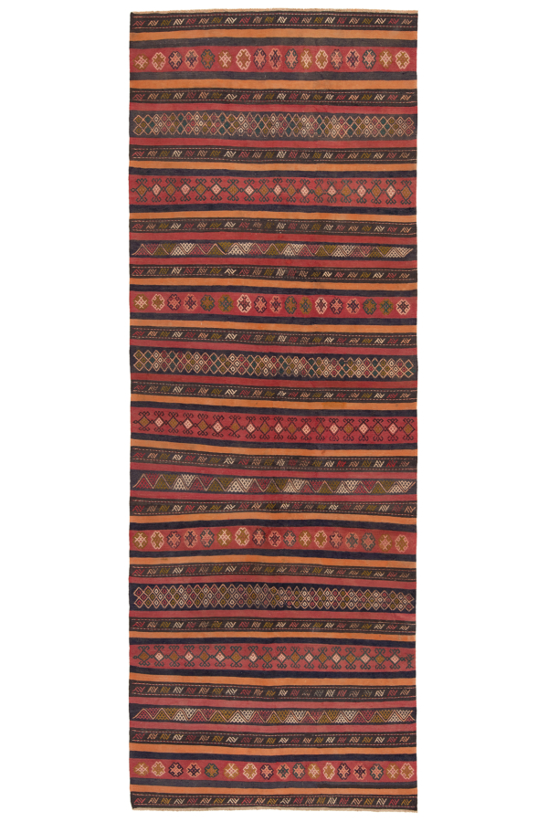Persian kilim Red 420 x 154 cm
