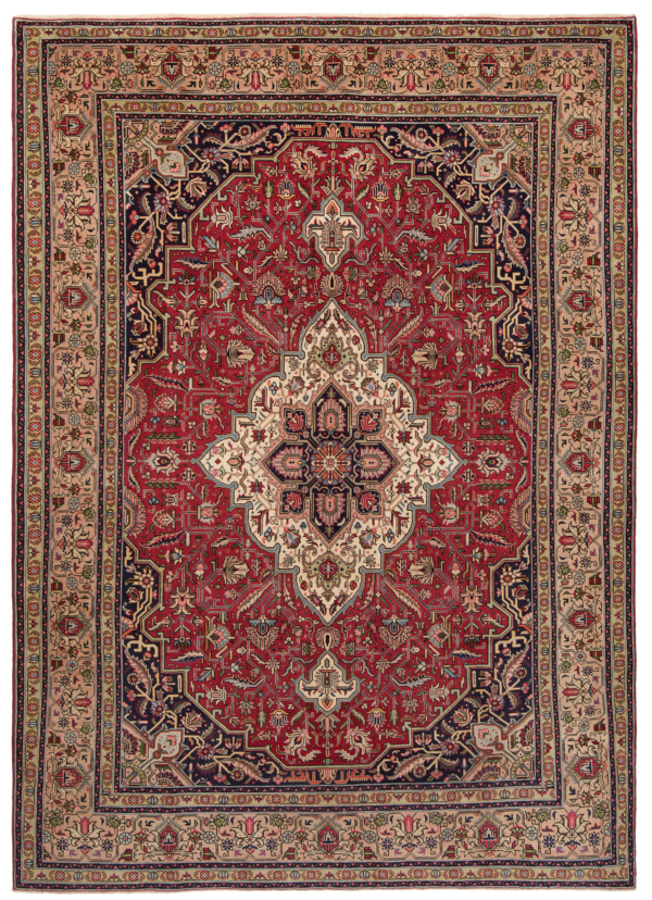 Tabriz Persian Rug Red 360 x 255 cm