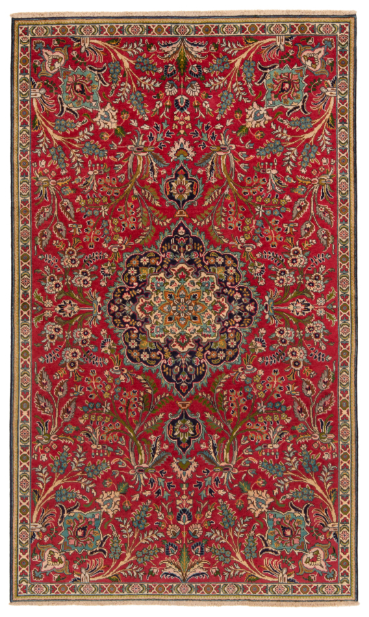 Tabriz Persian Rug Red 264 x 158 cm