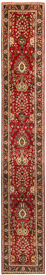 Tabriz Persian Rug Red 503 x 79 cm