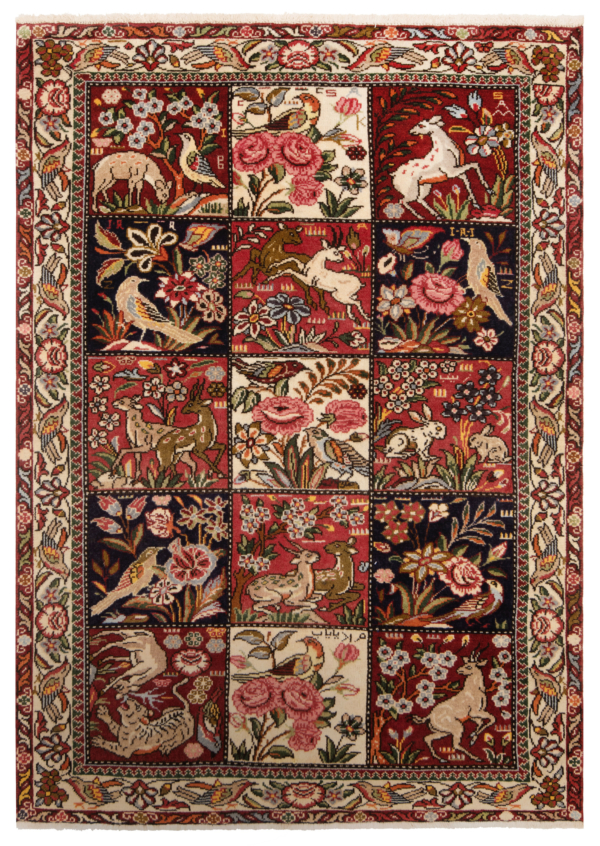 Bakhtiar Persian Rug Multicolor 151 x 110 cm