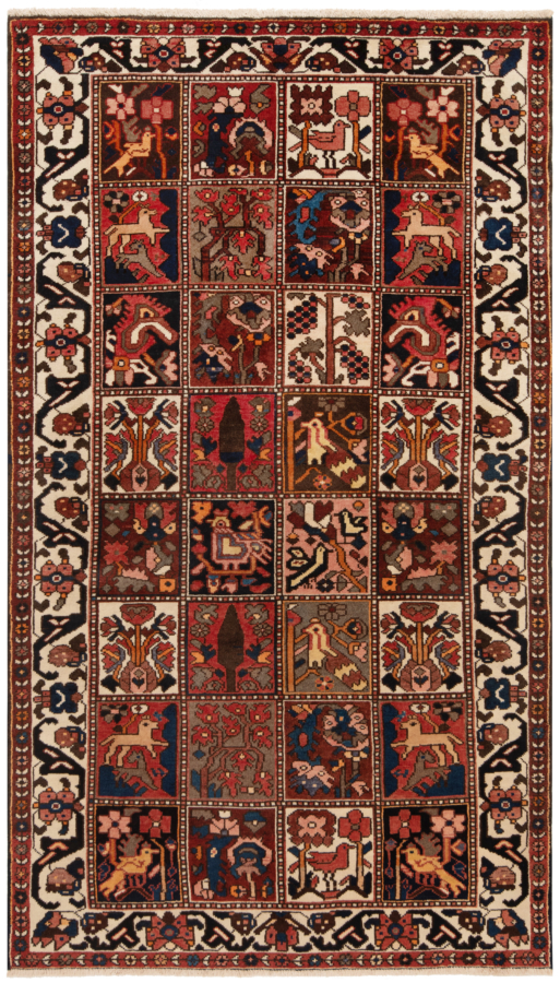 Bakhtiar Persian Rug Red 223 x 130 cm