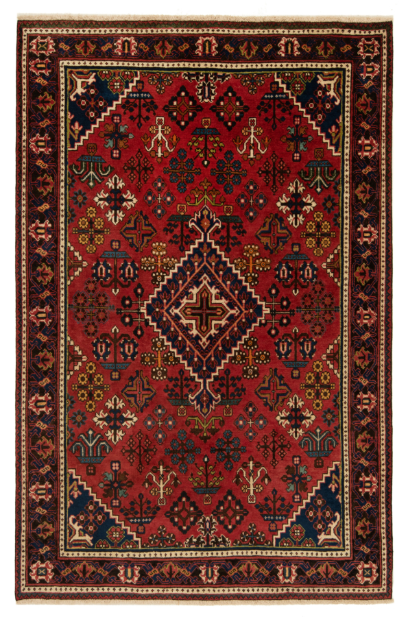 Meimeh Persian Rug Red 206 x 137 cm