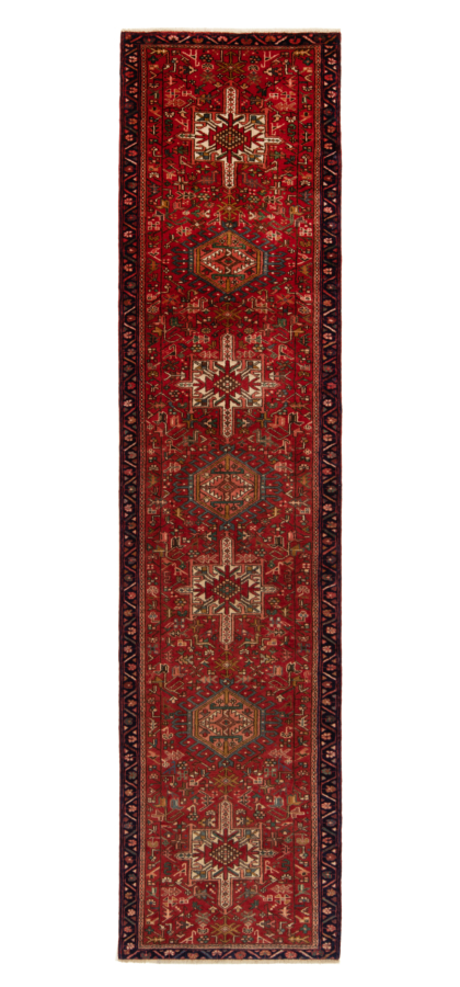 Gharaje Persian Rug Red 365 x 87 cm