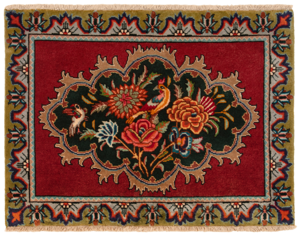 Tabriz Persian Rug Red 62 x 83 cm