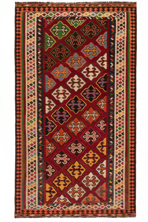 Persian Kilim Red 286 x 157 cm