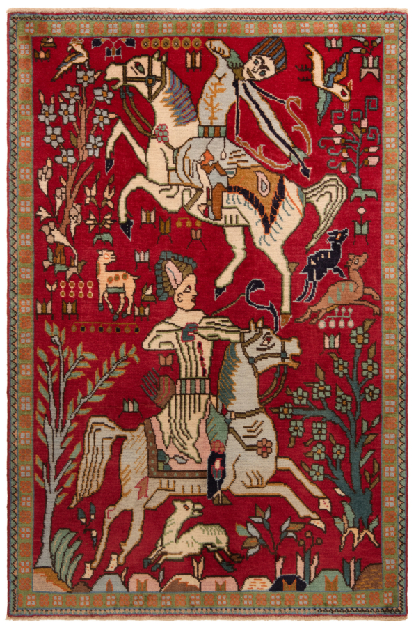 Tabriz Persian Rug Red 154 x 103 cm