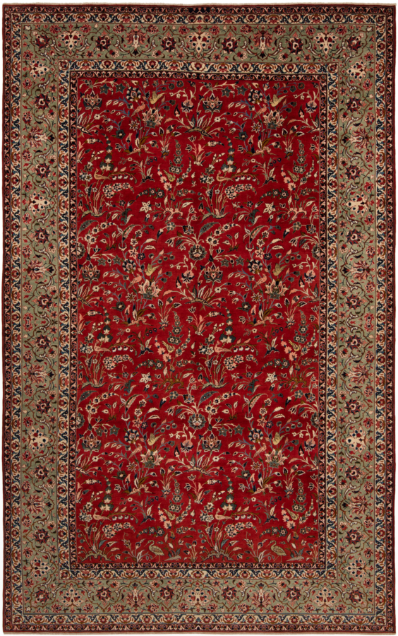 Isfahan Persian Rug Red 521 x 320 cm