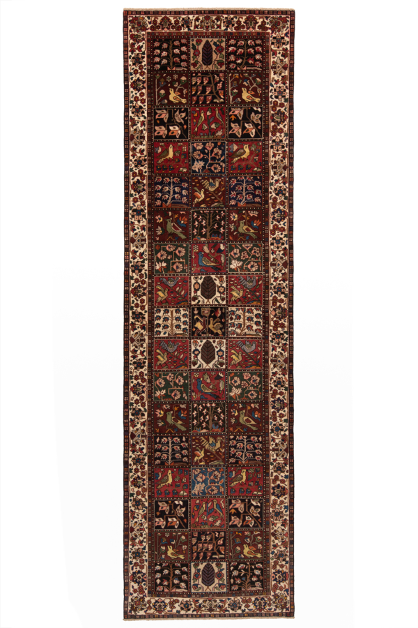 Bakhtiar Persian Rug Brown 393 x 108 cm