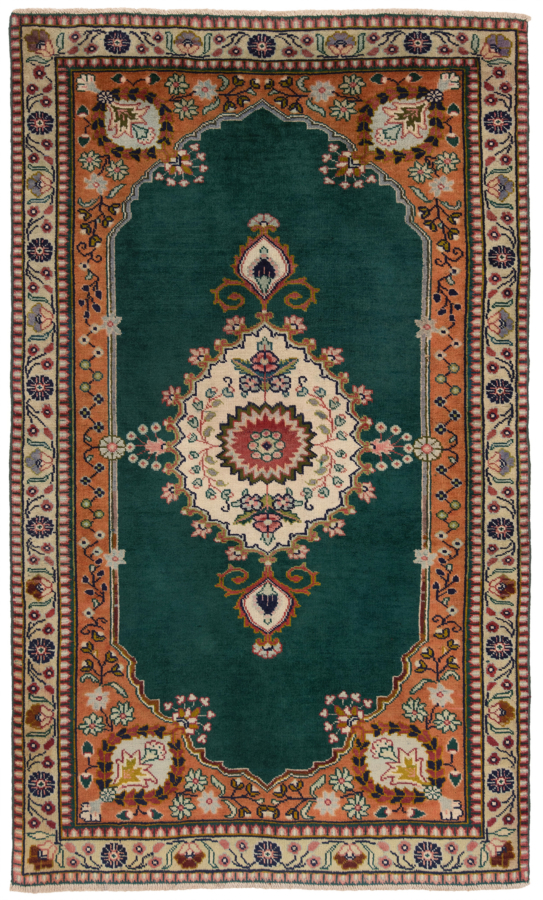 Tabriz Persian Rug Green 165 x 98 cm