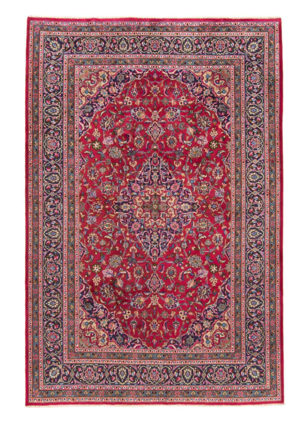 Mashhad Persian Rug Red 299 x 198 cm