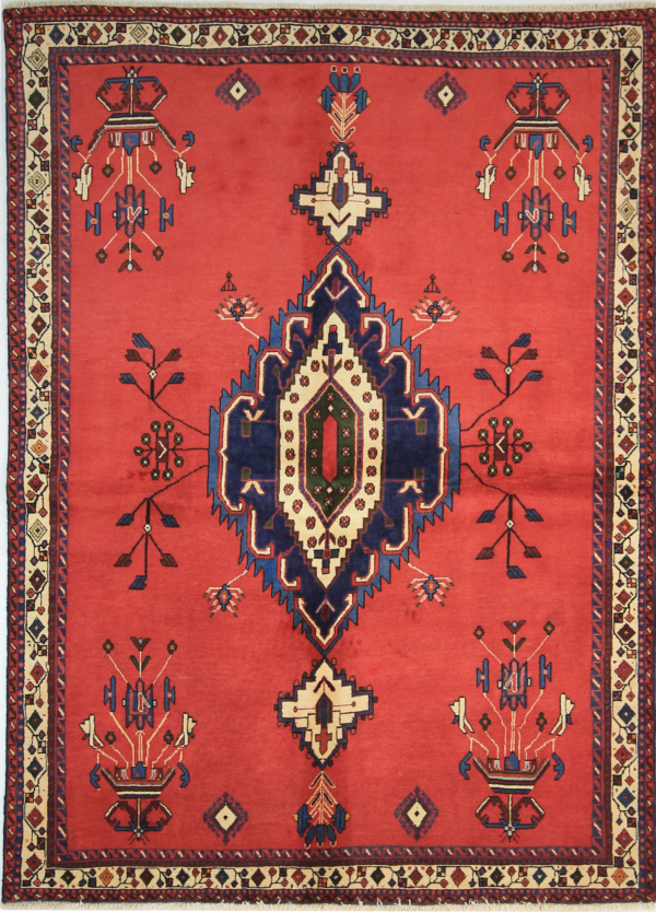 Sirjan Persian Rug Red 221 x 156 cm