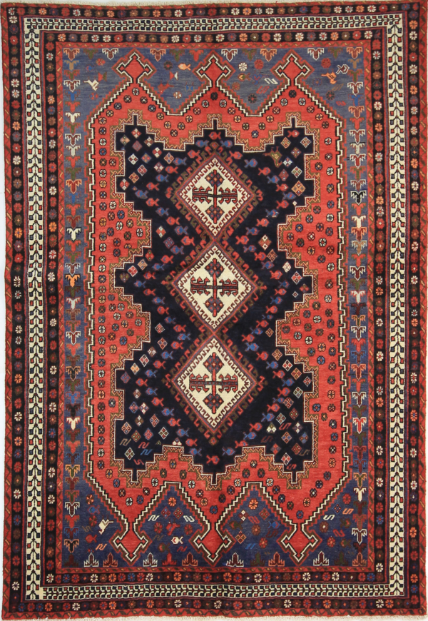 Sirjan Persian Rug Red 218 x 147 cm