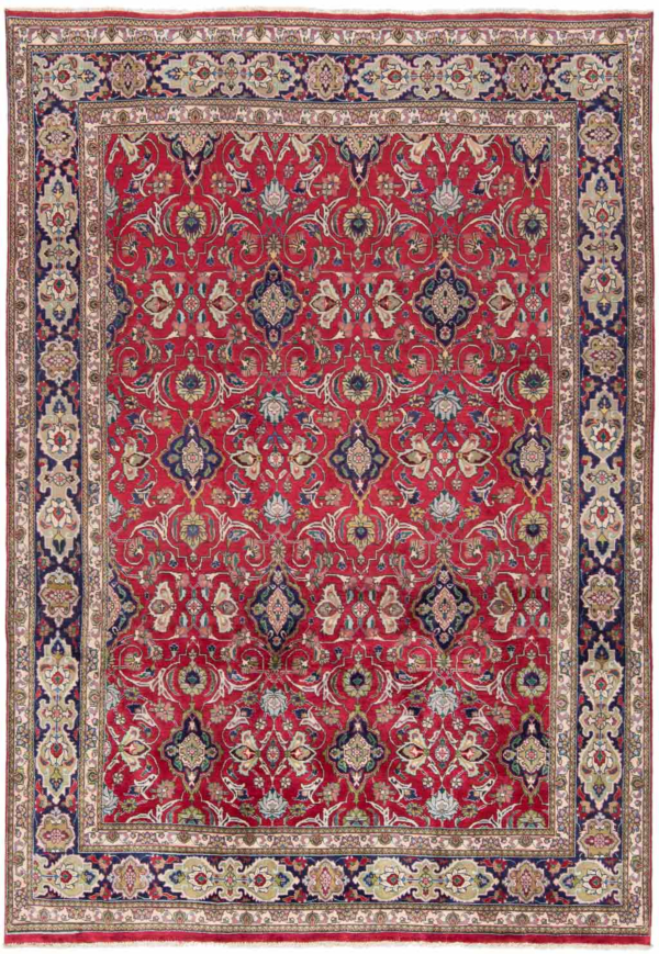 Tabriz Persian Rug Red 289 x 200 cm