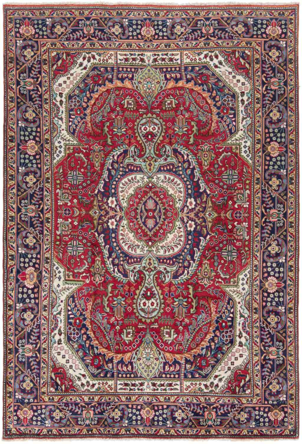 Tabriz Persian Rug Red 304 x 204 cm
