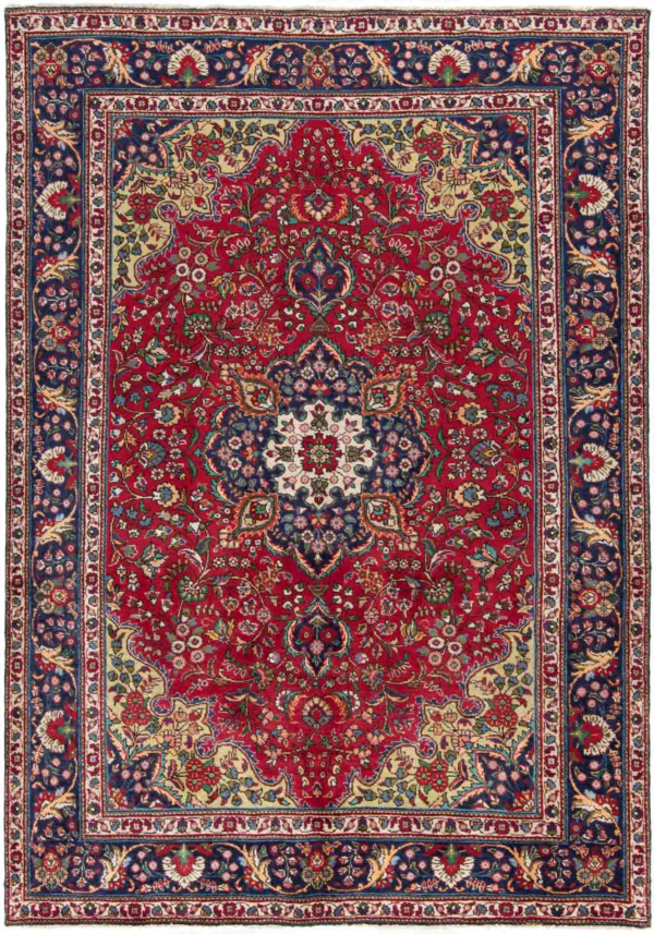 Tabriz Persian Rug Red 306 x 211 cm