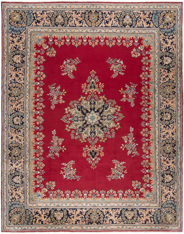Kerman Persian Rug Red 361 x 280 cm