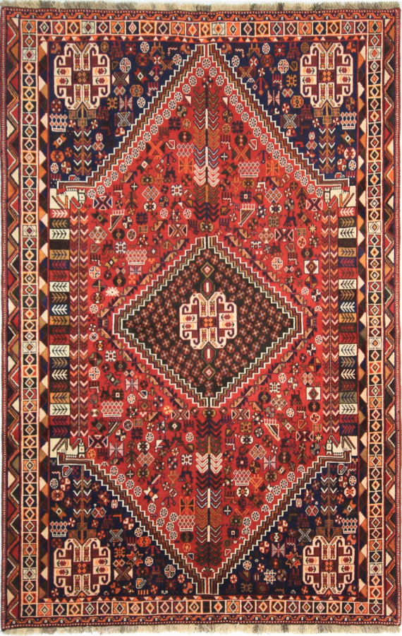 Shiraz Persian Rug Red 273 x 172 cm
